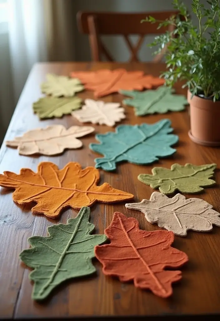 27 Dollar Tree Fall Decor DIY Craft Ideas on a Budget - 22. Autumn-Themed Table Mats