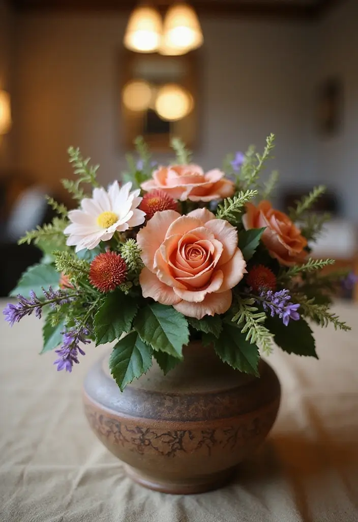 27 Dollar Tree Fall Decor DIY Craft Ideas on a Budget - 23. Layered Fall Arrangement