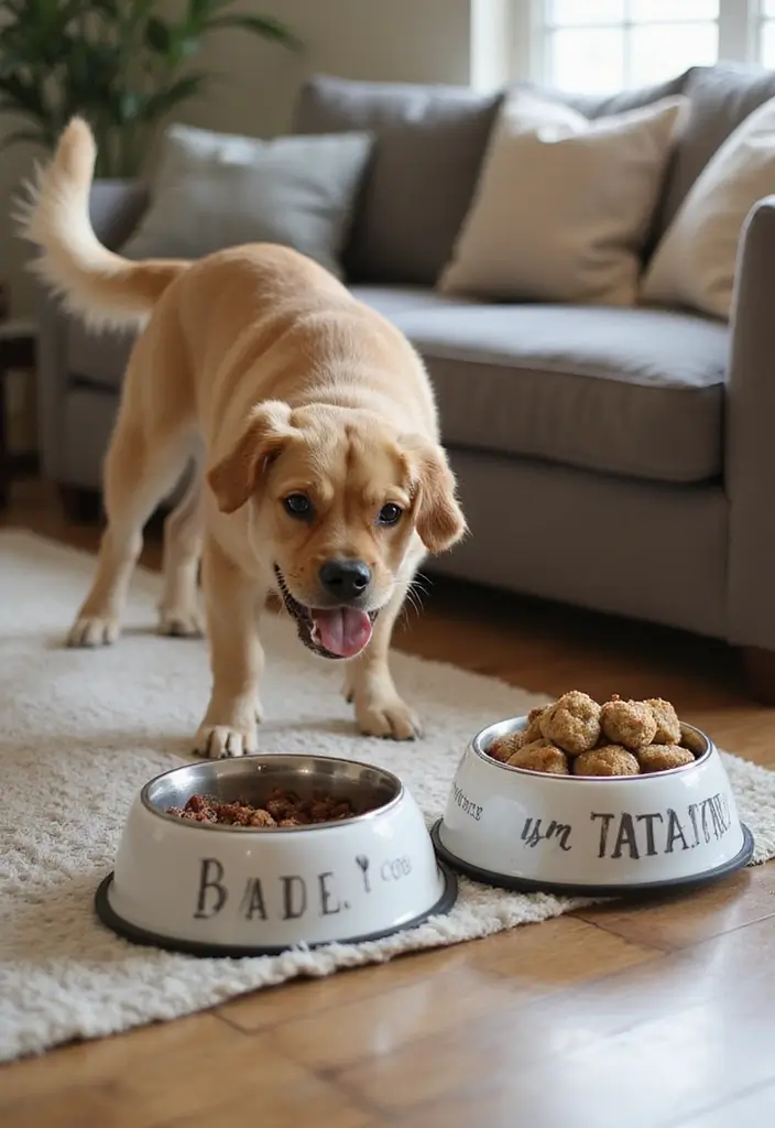 27 Dollar Tree Home Decor Ideas DIY Projects for Every Room - 13. Personalized Dog Bowls