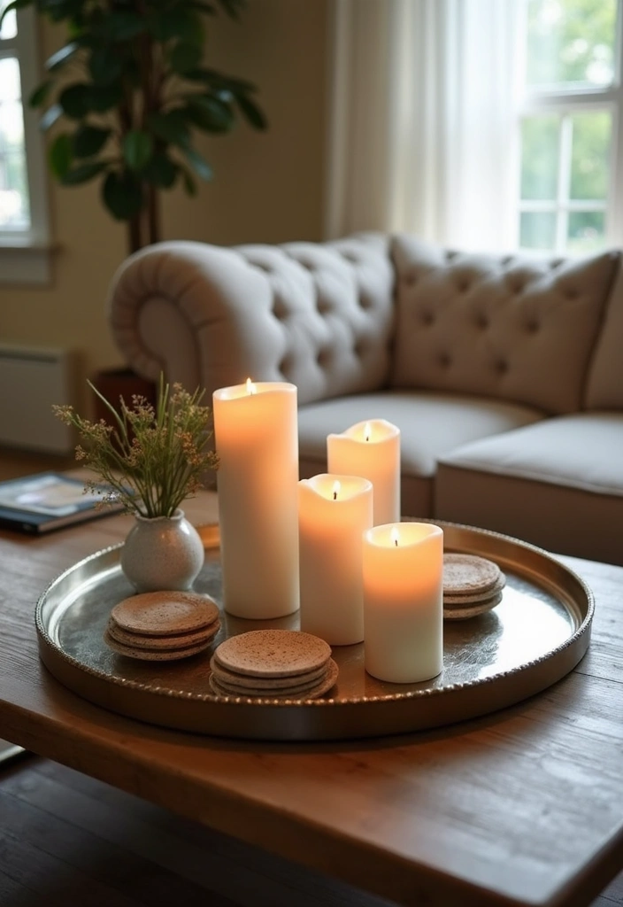 27 Dollar Tree Home Decor Ideas DIY Projects for Every Room - 2. Coffee Table Tray