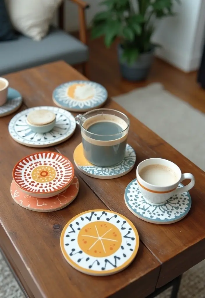 27 Dollar Tree Home Decor Ideas DIY Projects for Every Room - 20. Mod Podge Coasters