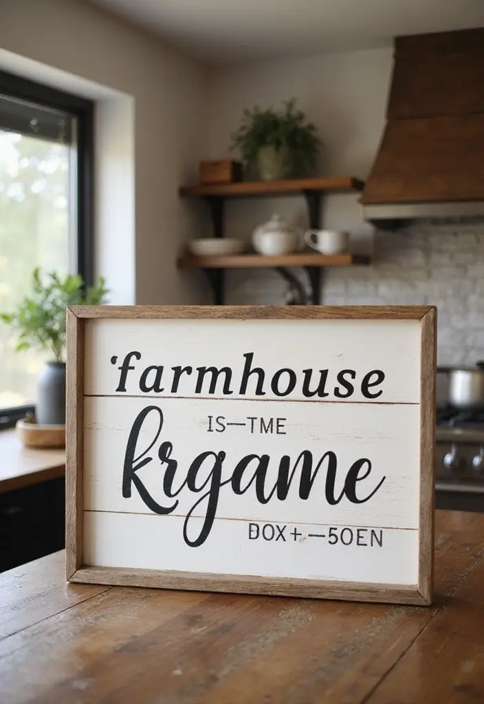 27 Dollar Tree Home Decor Ideas DIY Projects for Every Room - 26. DIY Farmhouse Sign