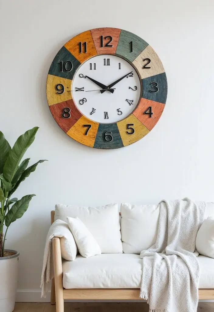 27 Easy DIY Crafts for Home Decor Anyone Can Try - 23. DIY Wall Clock