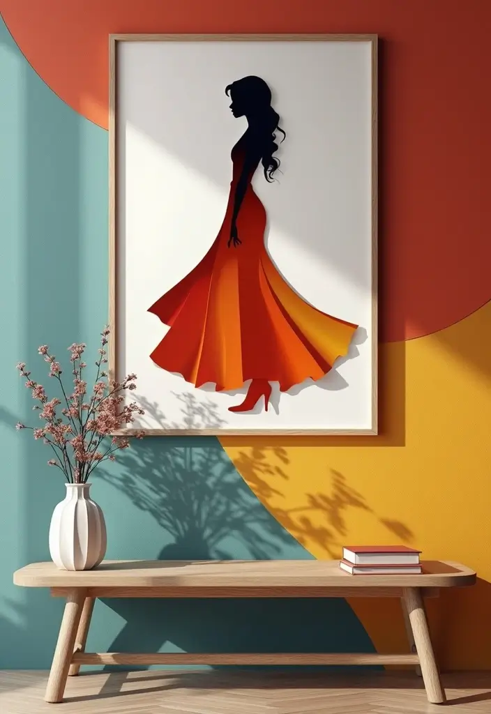 27 Paper Crafts Room Decor Easy DIY for Affordable Style - 10. Paper Silhouette Art