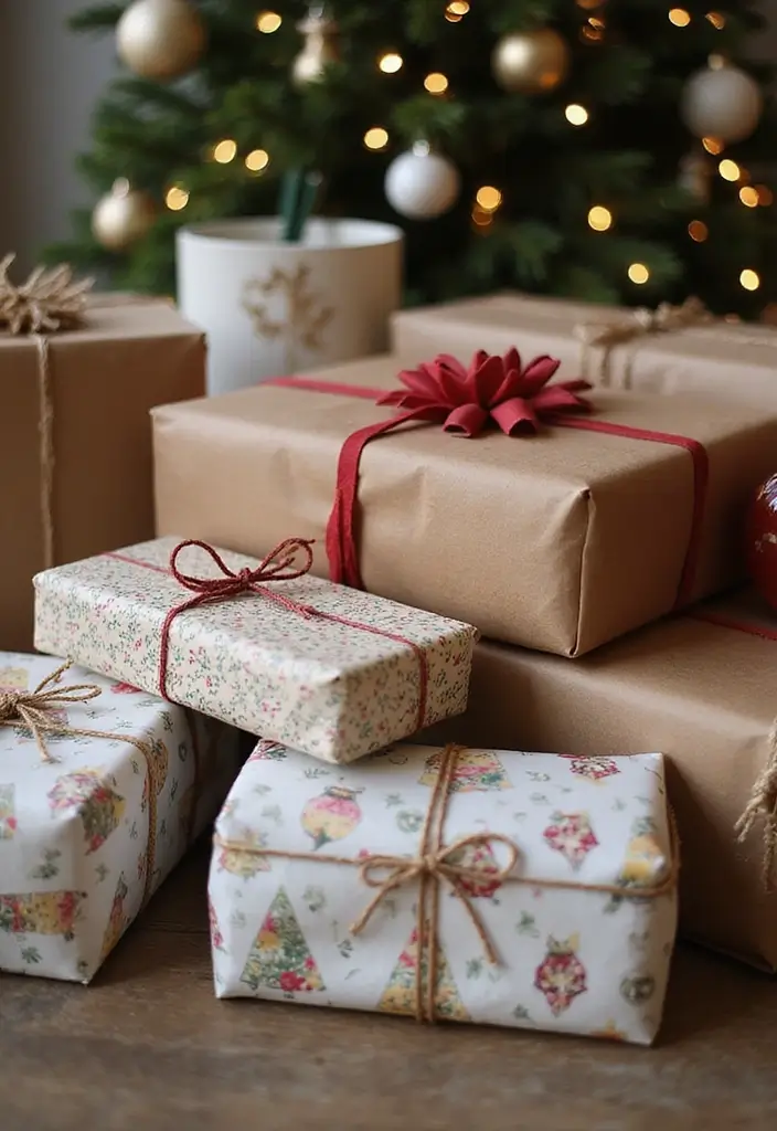 27 Paper Crafts Room Decor Easy DIY for Affordable Style - 14. Personalized Gift Wrap