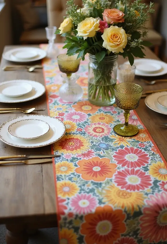 27 Paper Crafts Room Decor Easy DIY for Affordable Style - 15. Colorful Paper Table Runner