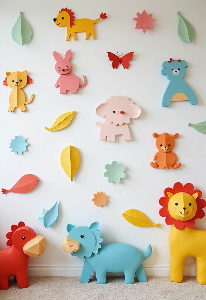 27 Paper Crafts Room Decor Easy DIY for Affordable Style - 16. Paper Animal Art