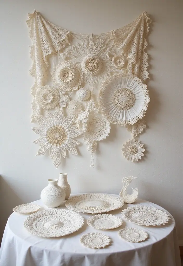 27 Paper Crafts Room Decor Easy DIY for Affordable Style - 24. Paper Lace Decor