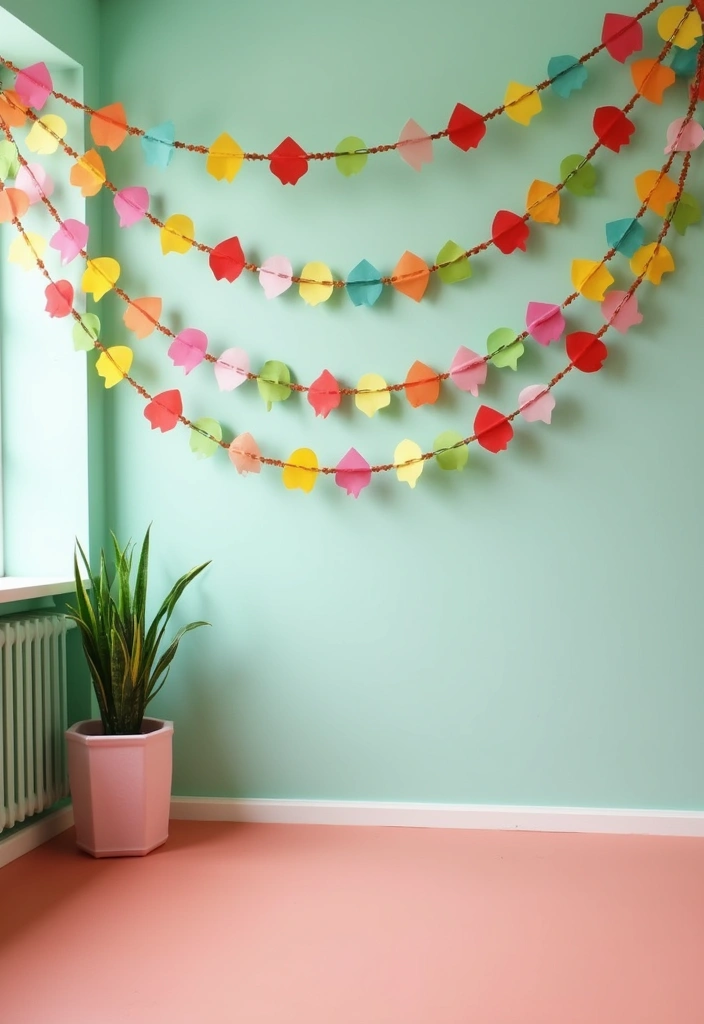 27 Paper Crafts Room Decor Easy DIY for Affordable Style - 4. DIY Paper Garland