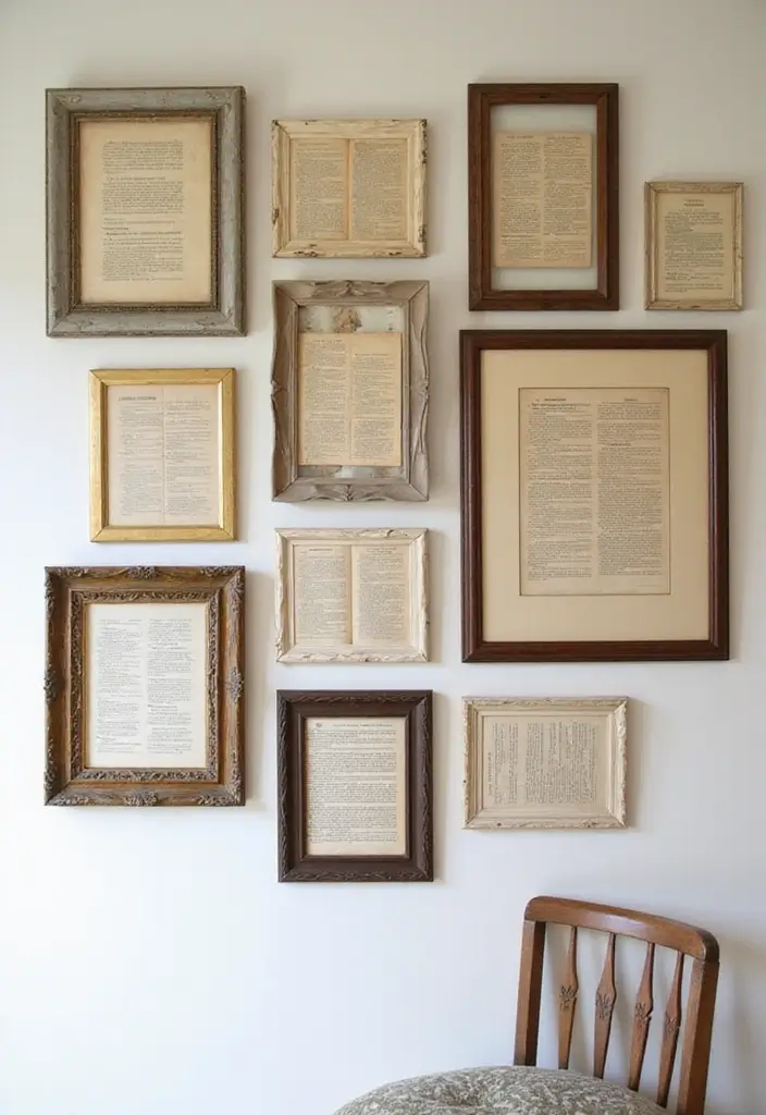 27 Paper Crafts Room Decor Easy DIY for Affordable Style - 5. Repurposed Book Page Art