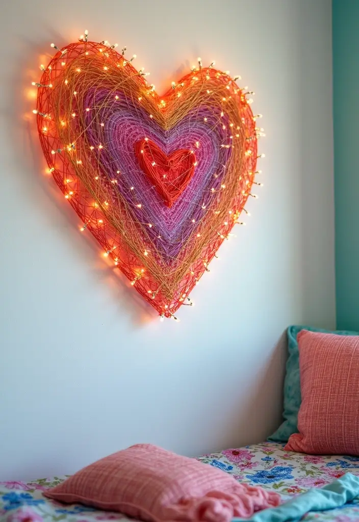 27 Room Decor Ideas DIY for Teens That Transform Their Space - 10. DIY String Art