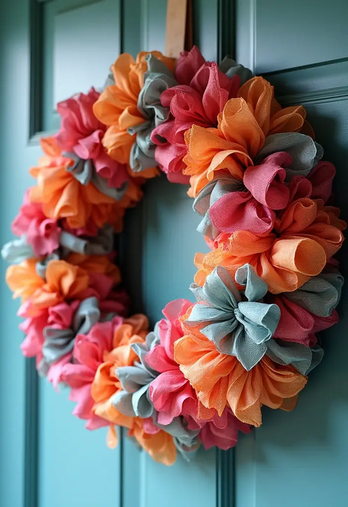 27 Simple Room Decor Ideas Easy DIY You’ll Love - 13. DIY Ribbon Wreath