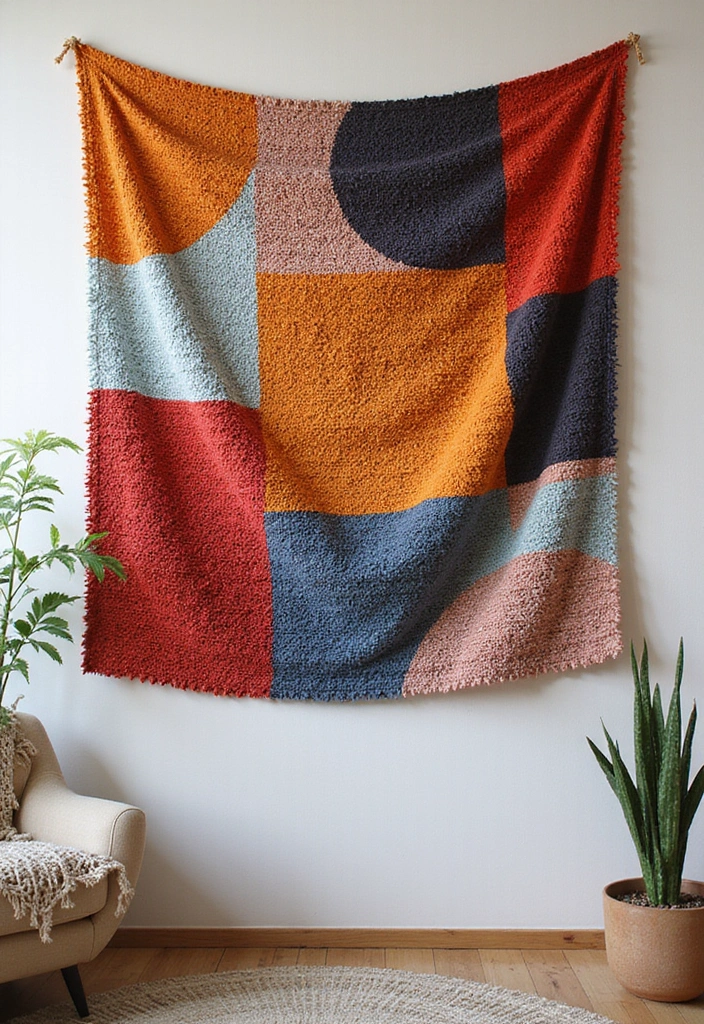 27 Simple Room Decor Ideas Easy DIY You’ll Love - 2. Fabric Wall Hangings