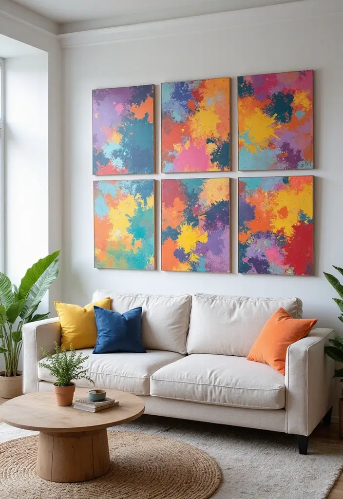 27 Simple Room Decor Ideas Easy DIY You’ll Love - 8. Easy Canvas Art