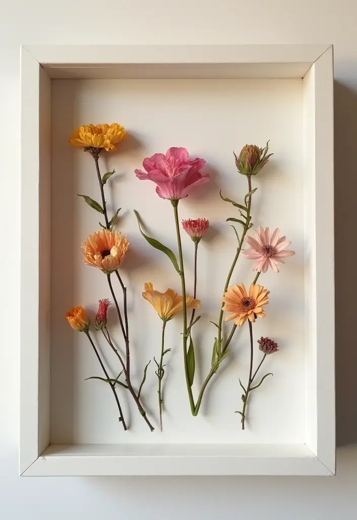 28 Easy DIY Room Decor Wall Art Craft Ideas for Every Style - 10. DIY Dried Flower Arrangements