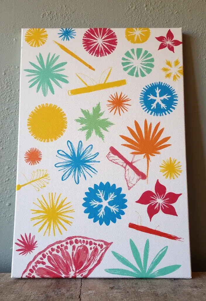 28 Easy DIY Room Decor Wall Art Craft Ideas for Every Style - 12. DIY Stenciled Wall Art