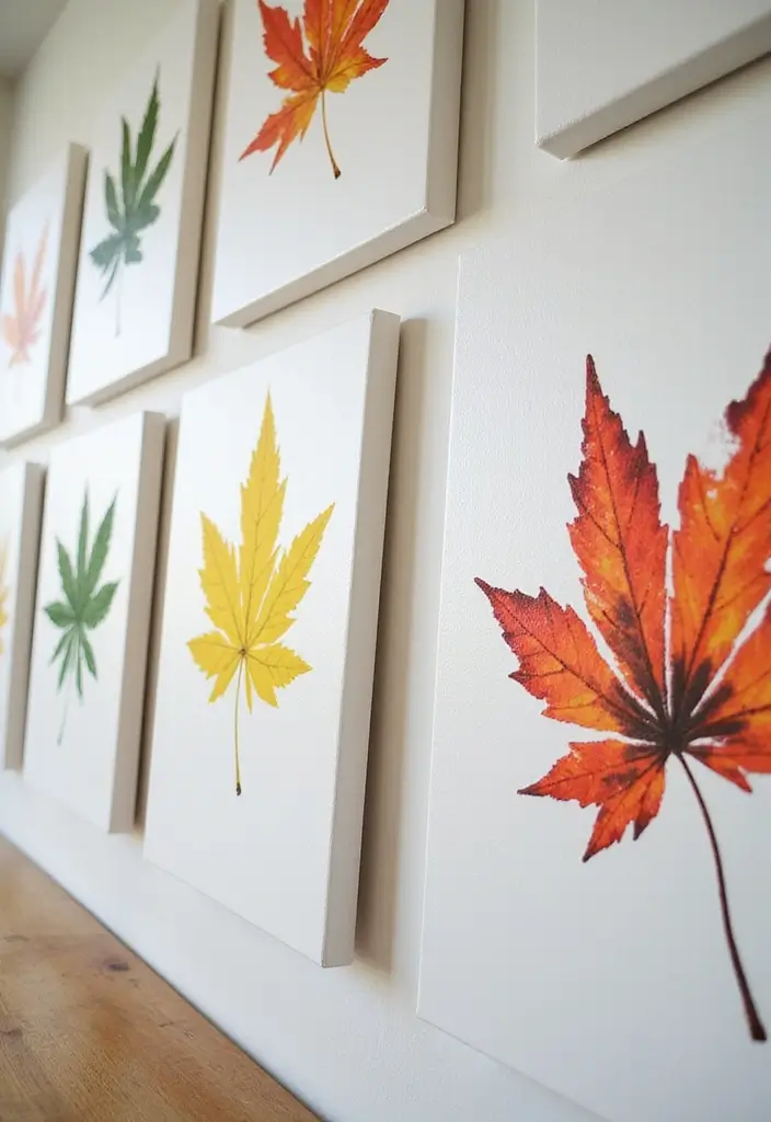 28 Easy DIY Room Decor Wall Art Craft Ideas for Every Style - 2. Nature-Inspired Canvas Prints