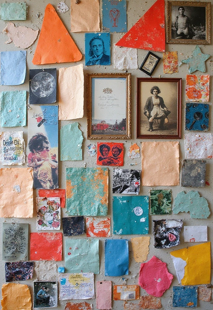 28 Easy DIY Room Decor Wall Art Craft Ideas for Every Style - 7. Eco-Friendly Photo Collage