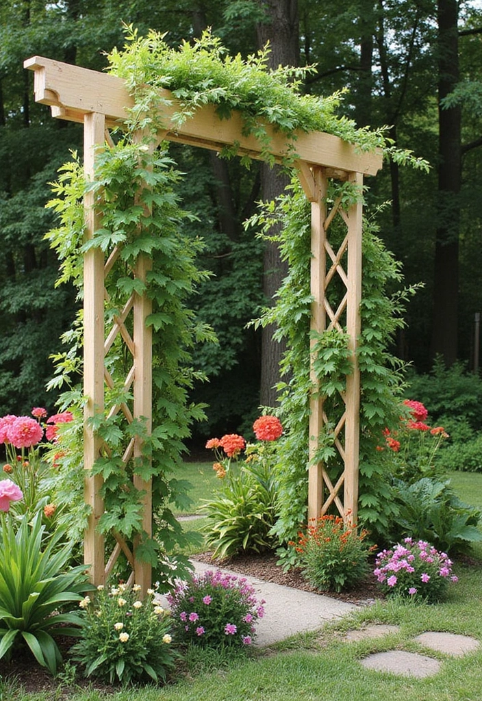 30 Cheap DIY Home Decor Easy Creative Ways to Refresh Your Space - 12. DIY Garden Trellis