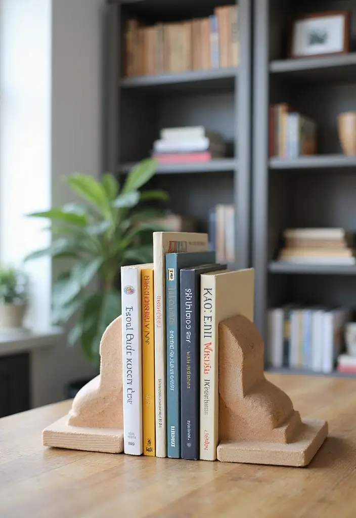 30 Cheap DIY Home Decor Easy Creative Ways to Refresh Your Space - 16. DIY Bookends