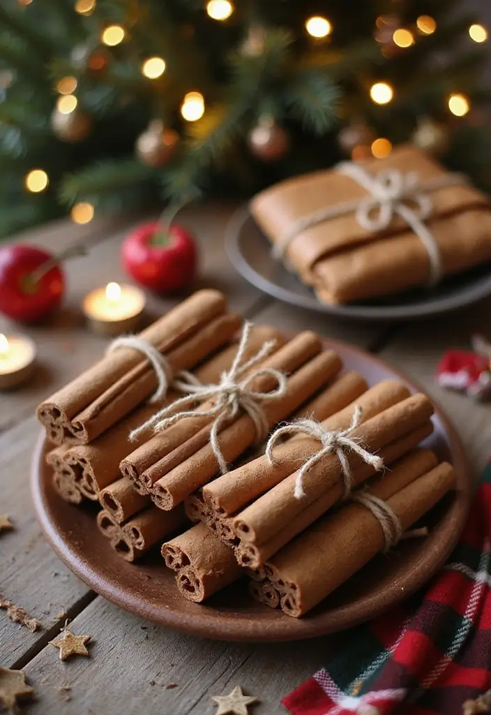 30 Christmas Party Decor Ideas Easy DIY for Magical Gatherings - 12. Cinnamon Stick Bundles