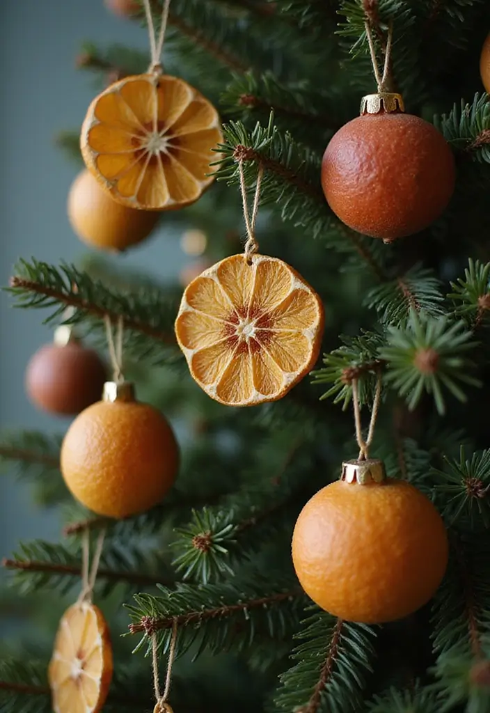 30 Christmas Party Decor Ideas Easy DIY for Magical Gatherings - 16. Dried Fruit Ornaments