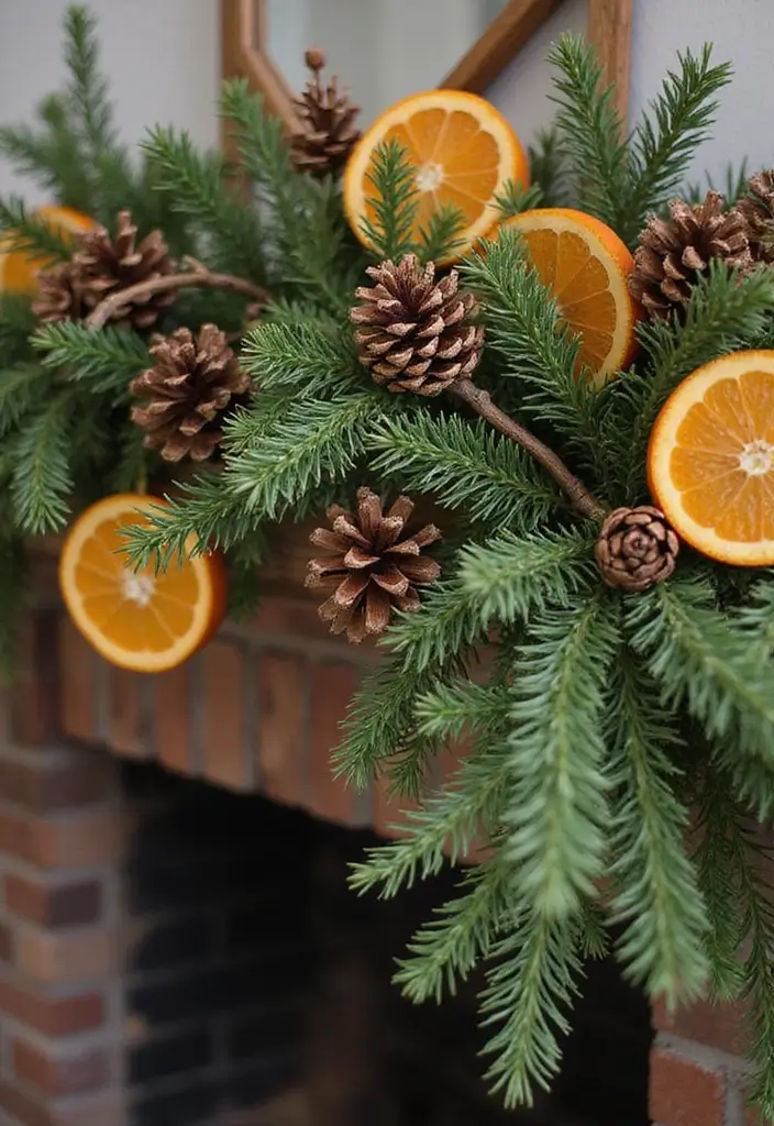 30 Christmas Party Decor Ideas Easy DIY for Magical Gatherings - 2. Nature-Inspired Garland