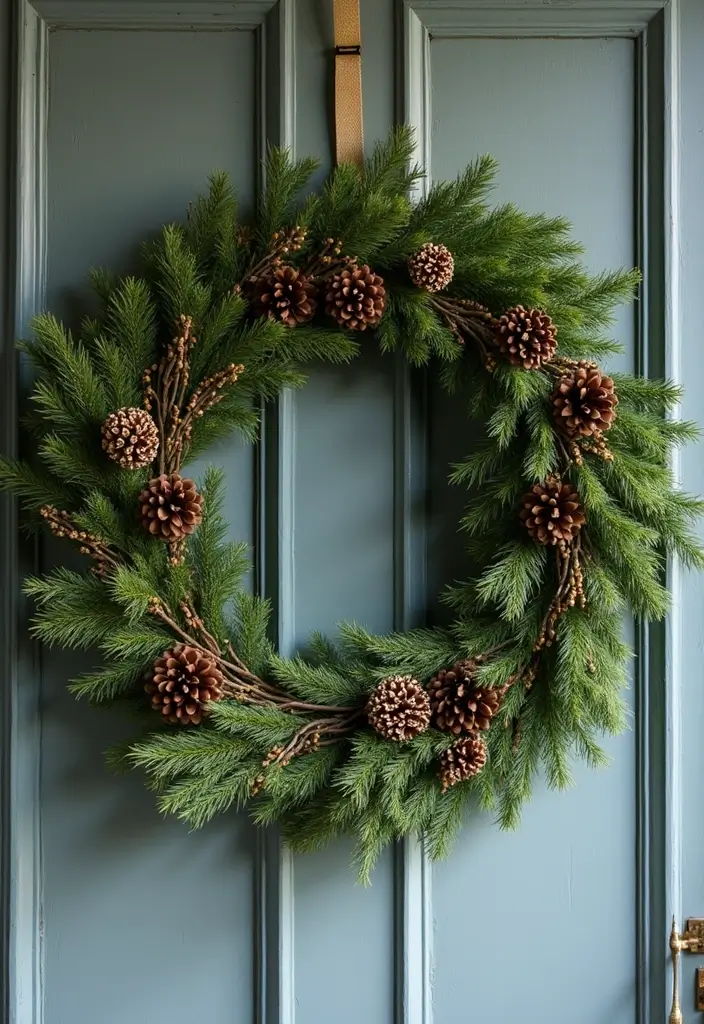 30 Christmas Party Decor Ideas Easy DIY for Magical Gatherings - 20. Eco-Friendly Wreath Making