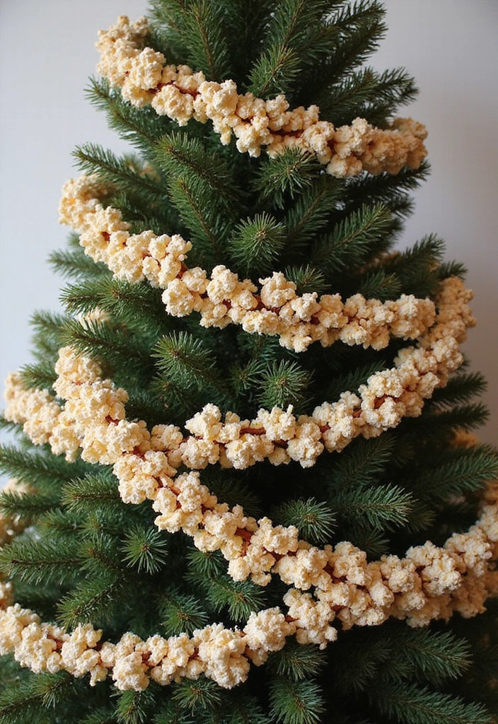 30 Christmas Party Decor Ideas Easy DIY for Magical Gatherings - 24. DIY Popcorn Garland