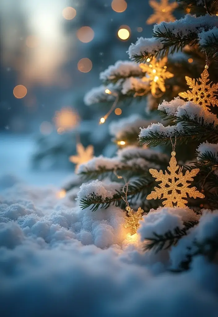 30 Christmas Party Decor Ideas Easy DIY for Magical Gatherings - 26. Eco-Friendly Glitter Snowflakes