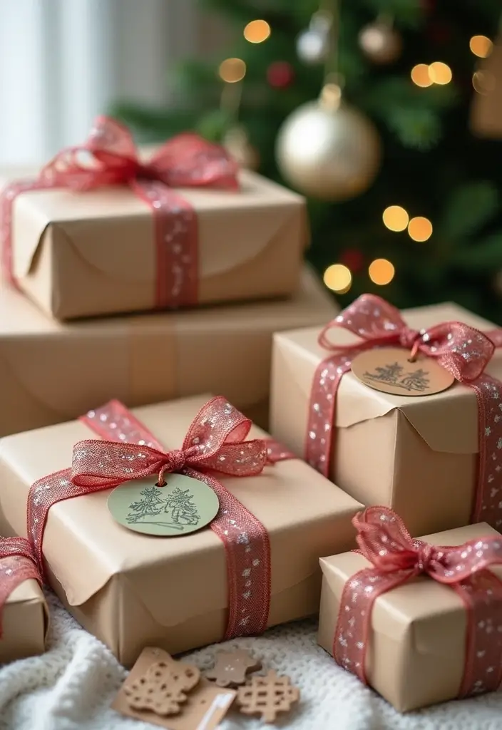 30 Christmas Party Decor Ideas Easy DIY for Magical Gatherings - 30. Recycled Christmas Card Gift Tags