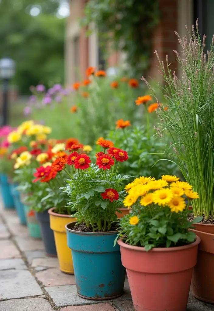 30 DIY Arts and Crafts for Adults: Home Decor Fun Projects to Brighten Your Space - 11. DIY Painted Flower Pots