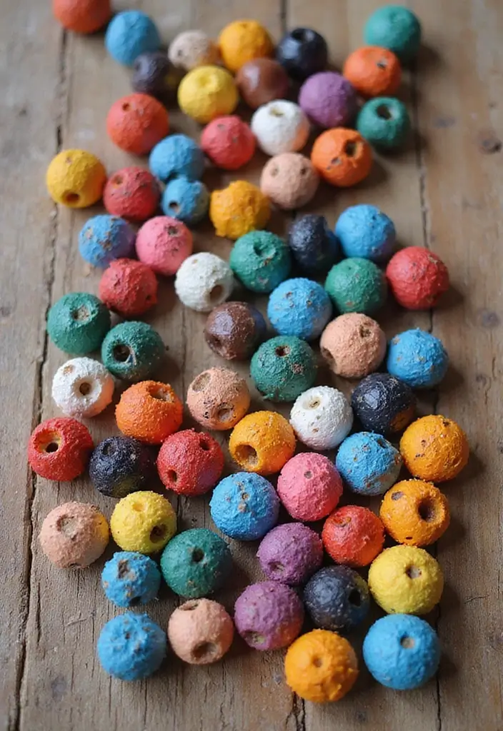 30 DIY Arts and Crafts for Adults: Home Decor Fun Projects to Brighten Your Space - 12. Recycled Paper Beads