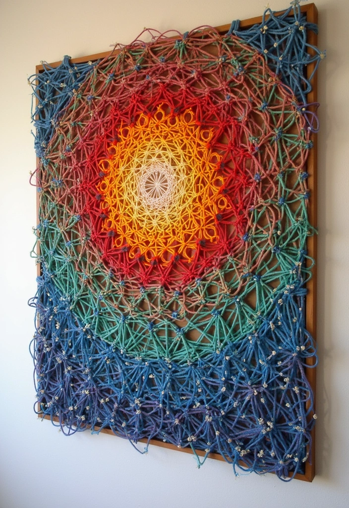 30 DIY Arts and Crafts for Adults: Home Decor Fun Projects to Brighten Your Space - 27. DIY String Art