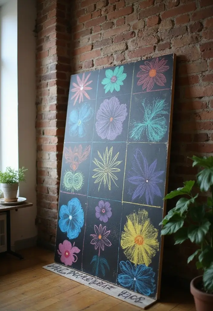 30 DIY Canvas Art Easy Wall Decor You Can Paint at Home - 13. Interactive Art