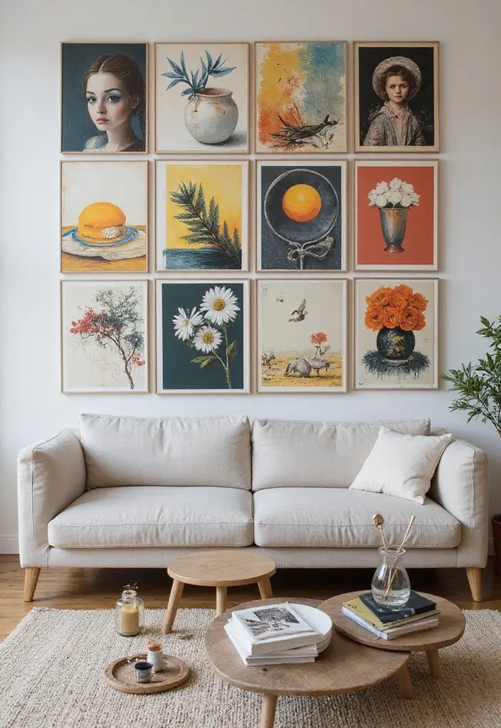 30 DIY Canvas Art Easy Wall Decor You Can Paint at Home - 7. Canvas Collage