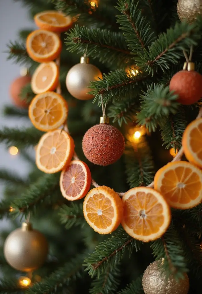 30 DIY Christmas Decorations for Home Decor Full of Holiday Spirit - 17. Dried Citrus Garlands