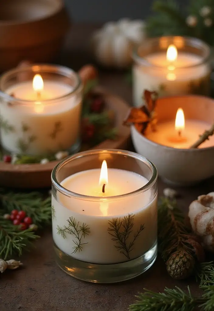 30 DIY Christmas Decorations for Home Decor Full of Holiday Spirit - 18. Homemade Scented Candles
