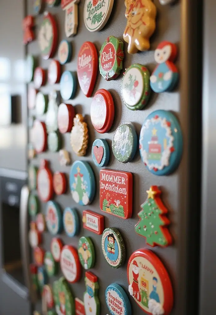 30 DIY Christmas Decorations for Home Decor Full of Holiday Spirit - 27. Holiday-Themed Magnets