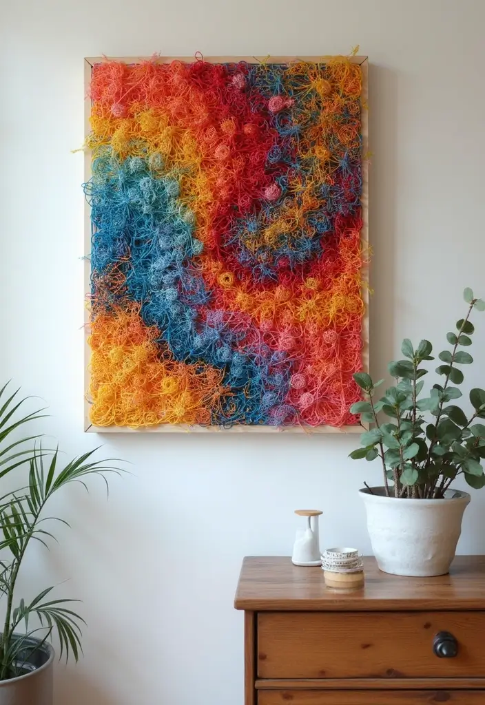 30 DIY Easy Room Decor Simple Craft Ideas for Beginners - 12. DIY String Art