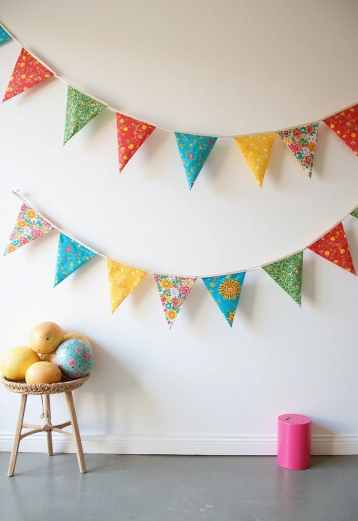 30 DIY Easy Room Decor Simple Craft Ideas for Beginners - 29. DIY Bunting Banners