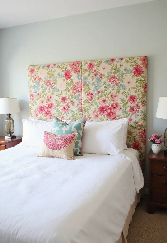 30 DIY Home Decor Easy Bedroom Craft Ideas for a Cozy Vibe - 11. DIY Fabric Headboard