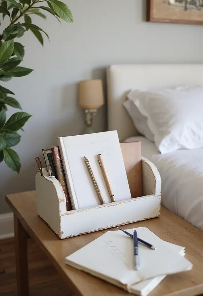 30 DIY Home Decor Easy Bedroom Craft Ideas for a Cozy Vibe - 21. Cozy DIY Journal Holder