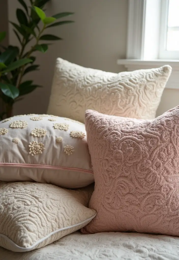 30 DIY Home Decor Easy Bedroom Craft Ideas for a Cozy Vibe - 7. Quilted Throw Pillows
