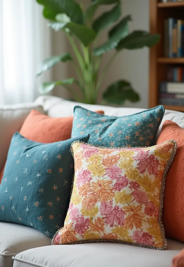 30 DIY Living Room Decor on a Budget That Looks High-End - 5. DIY Throw Pillows