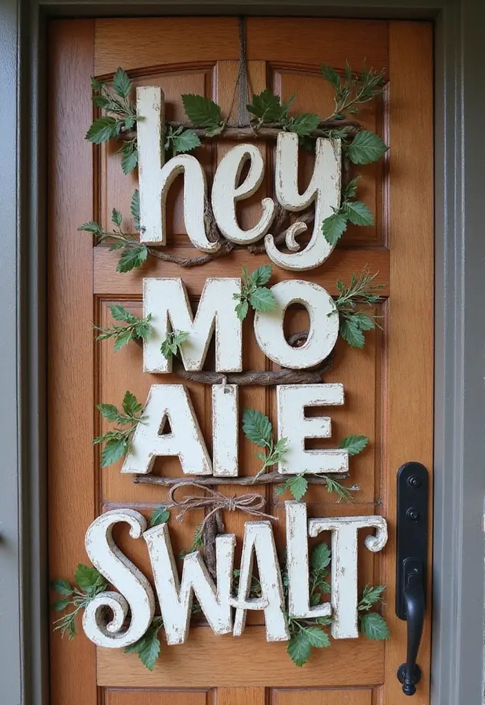 30 Dollar Tree DIY Crafts Decor Projects That Look Expensive - 22. Fun Door Signs