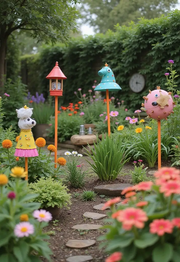 30 Dollar Tree DIY Crafts Decor Projects That Look Expensive - 24. Charming Garden Decor