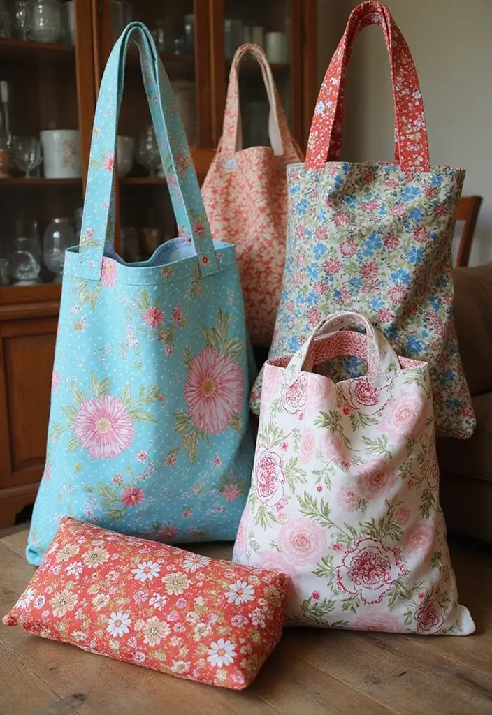 30 Dollar Tree DIY Crafts Decor Projects That Look Expensive - 25. Upcycled Tote Bags