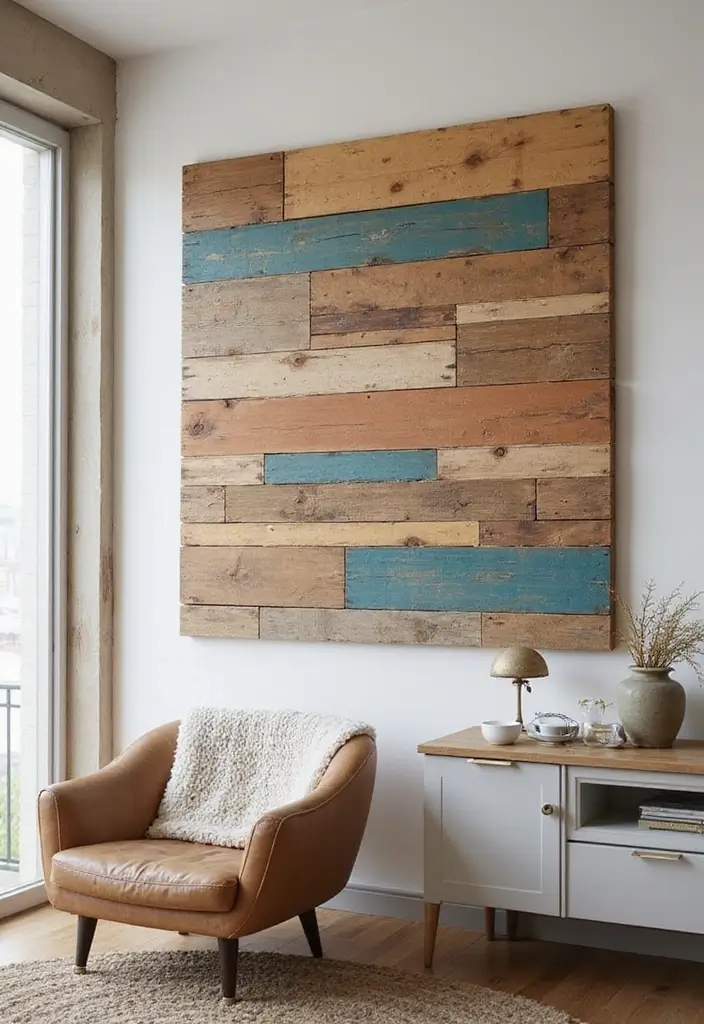 30 Easy DIY Home Decor Cheap Homemade Wall Art Craft Ideas That Inspire - 3. DIY Wooden Pallet Art