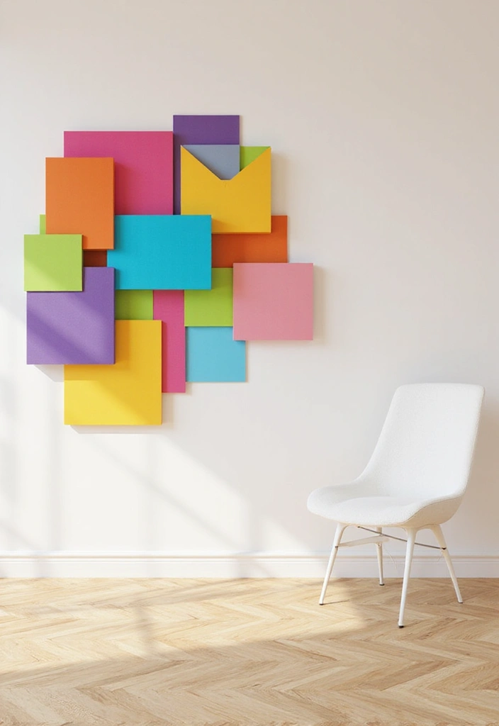 30 Easy DIY Home Decor Cheap Homemade Wall Art Craft Ideas That Inspire - 8. Cardboard Box Wall Art